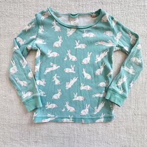 Mini Boden Rabbit Pajama Top GUC Size 4